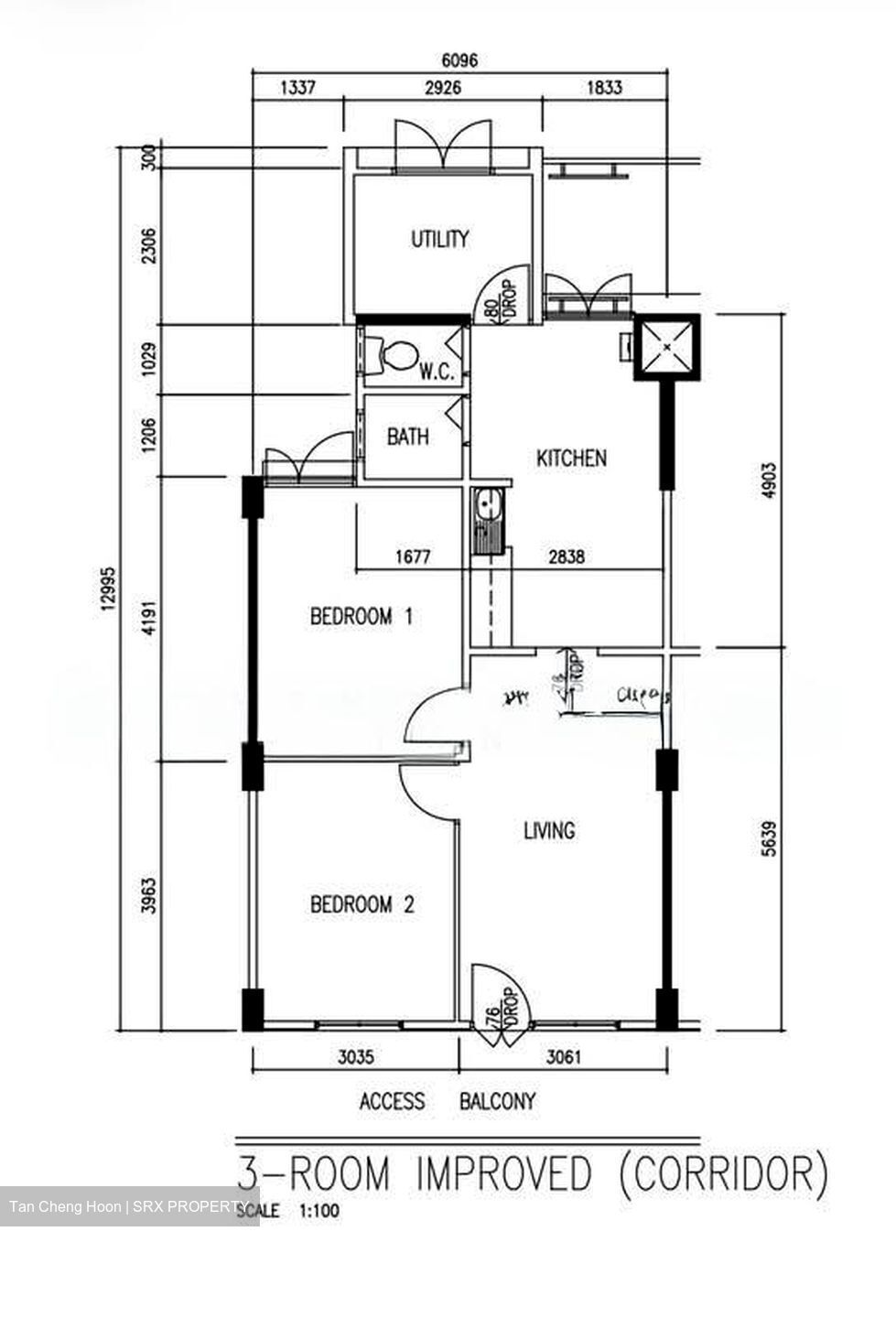 Blk 128 Bukit Merah View (Bukit Merah), HDB 3 Rooms #568065641